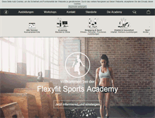 Tablet Screenshot of fitnessausbildung.at